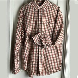 JOSEPH ABBOUD Button Front Shirt Checked size XL